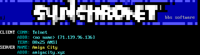 Amiga City: its own screen, 11 rows