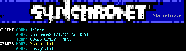 BBS.p1.lol: screen 1, 11 rows