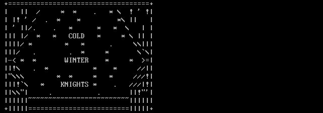 Cold Winter Knights: its own screen