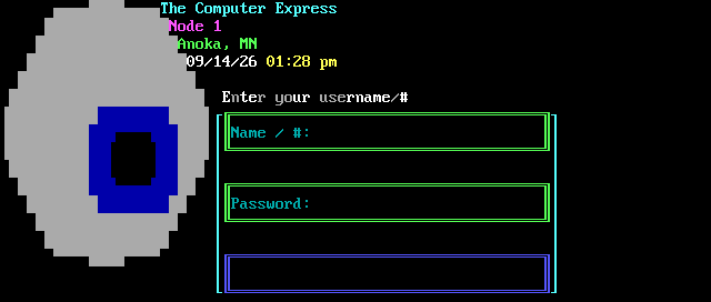 Computer Express: its own screen, 17 rows
