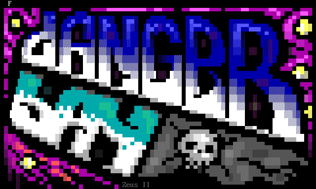 Danger Bay BBS: its own screen, 24 rows