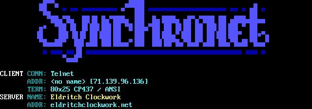 Eldritch Clockwork: screen 2, 14 rows
