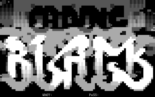 Fading Black: screen 1, 25 rows