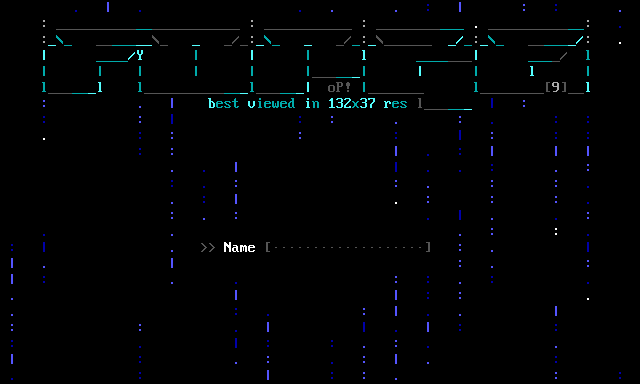 Forze BBS: its own screen, 24 rows