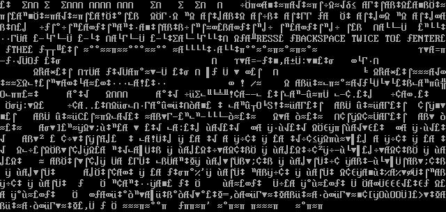 Frozen Floppy BBS: its own screen, 19 rows