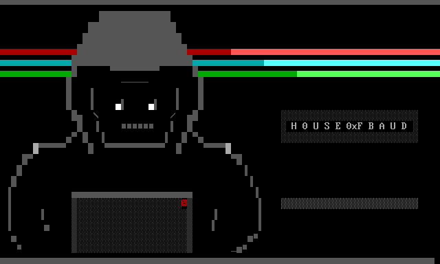 House of Baud BBS: its own screen, 24 rows