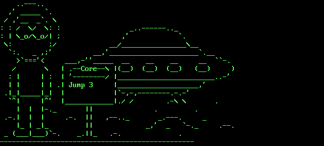 Interstellar Scout Service: its own screen, 18 rows
