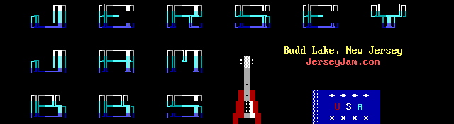 Jersey Jam BBS: its own screen, 11 rows