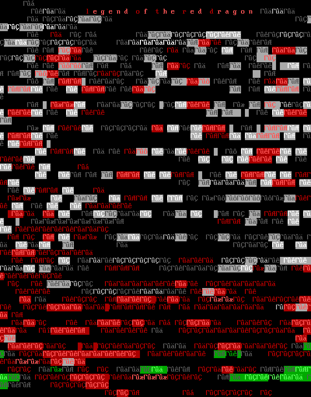 L.O.R.D. Town: its own screen, 51 rows