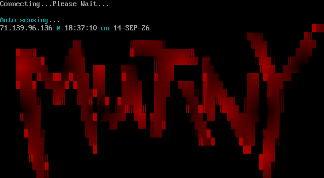 Mutiny BBS (2): screen 1, 22 rows