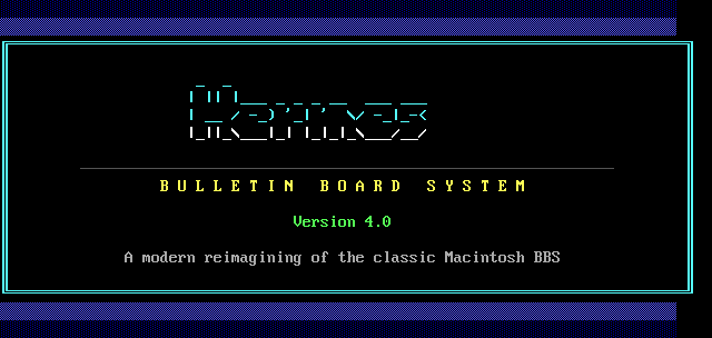 Olympus BBS: screen 1, 19 rows