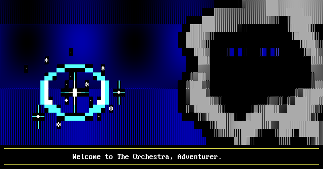 Orchestra BBS: screen 1, 21 rows