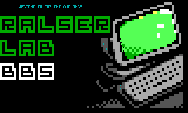Ralser Lab BBS & BBSradio: screen 1, 24 rows