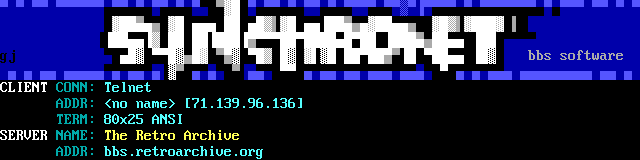 Retro Archive: screen 1, 10 rows