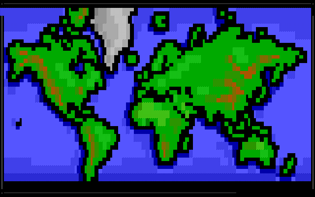 Retro16 BBS: its own screen, 25 rows