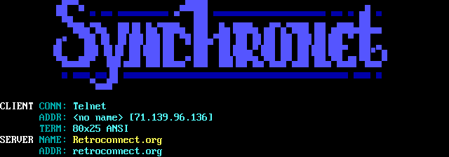 Retroconnect.org: its own screen, 14 rows
