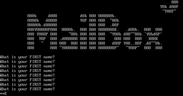 Rusty Mailbox: its own screen, 21 rows