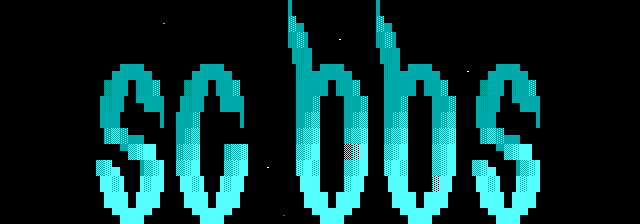 Star Collision BBS: its own screen, 14 rows