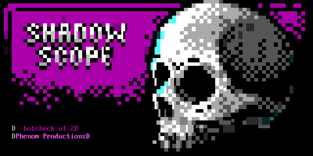 Shadowscope: its own screen, 20 rows