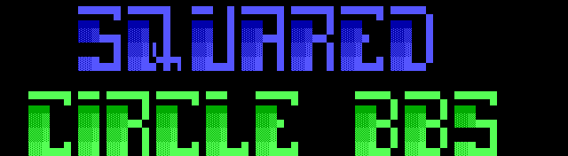 Squared Circle BBS: its own screen, 11 rows
