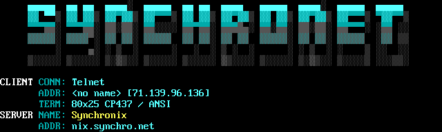 Synchronix: its own screen, 12 rows