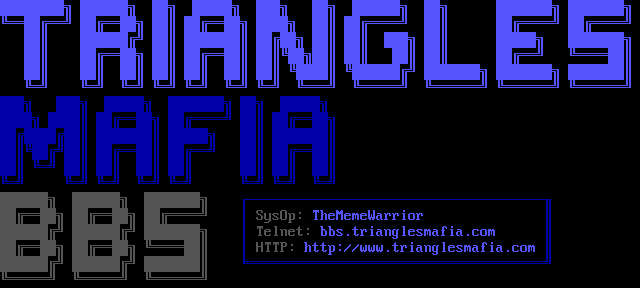 Triangles Mafia: screen 1, 18 rows
