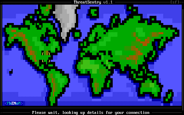 Unknown Realm (Mystic): its own screen, 25 rows